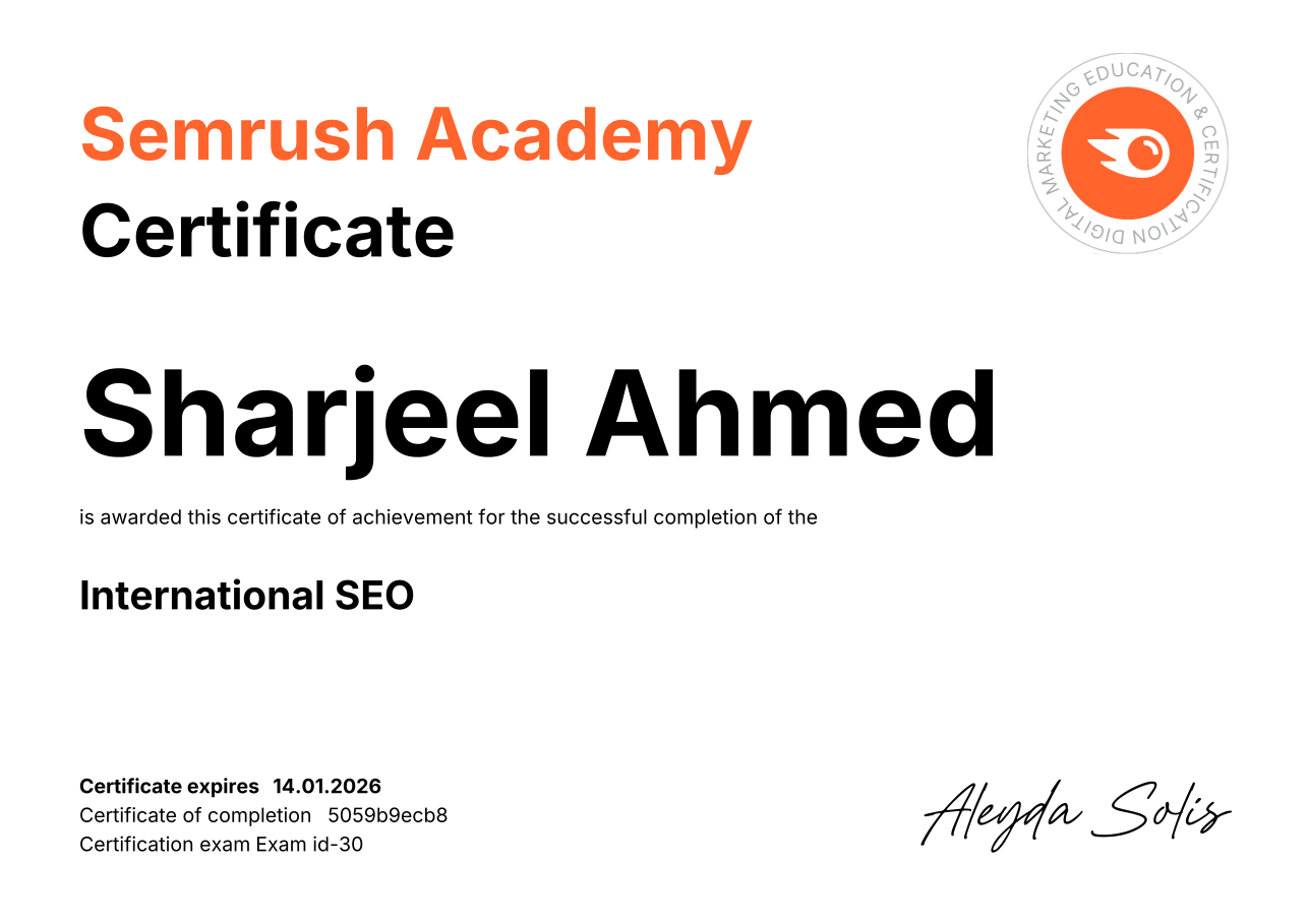 International SEO (Semrush)